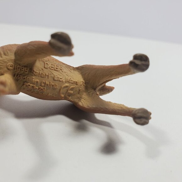 1998 Safari Ltd Stag And Doe Deer Lot Vintage Figures - Picture 8 of 16